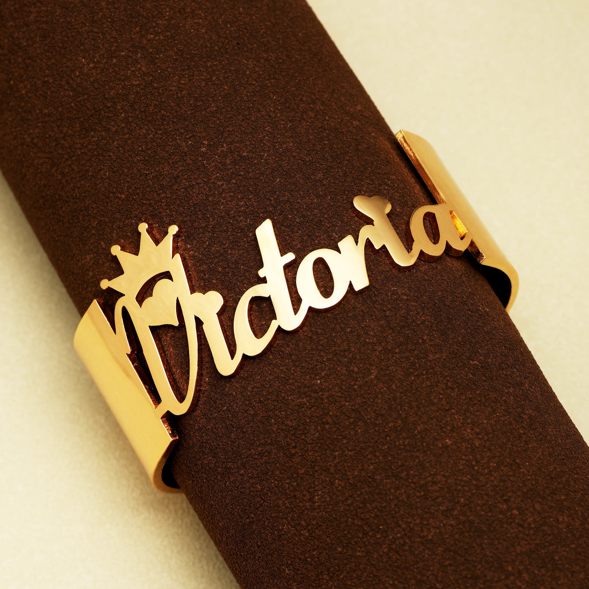 Crown Name Bracelet