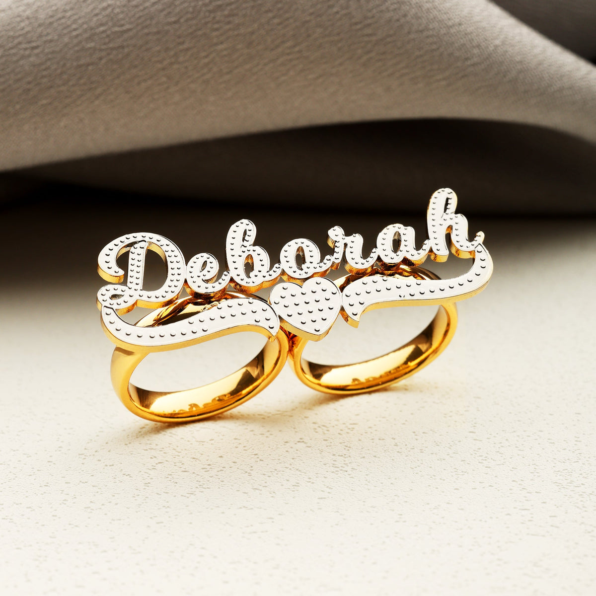 Two Finger Name Ring