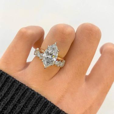 Special Marquise Cut Ring Set