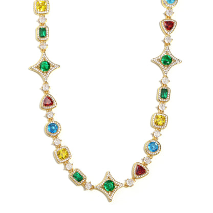 Ice Out Multi-color Diamonds Bracelet