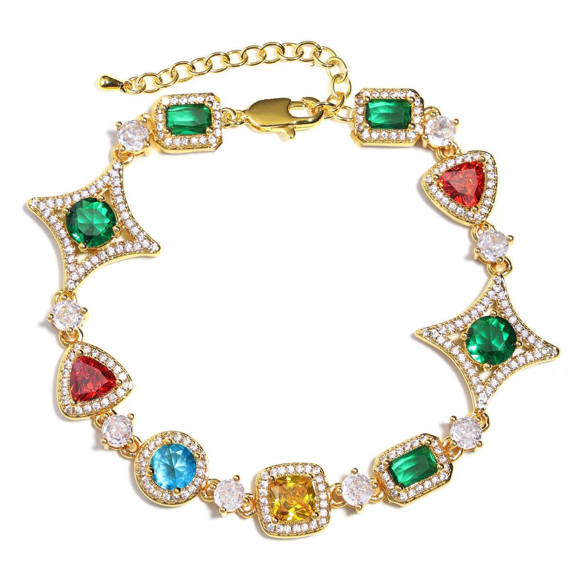 Ice Out Multi-color Diamonds Chain