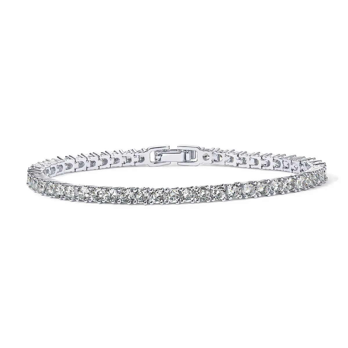 3mm CZ Tennis Bracelet for Women Classic Cubic Zirconia Eternity Bracelet