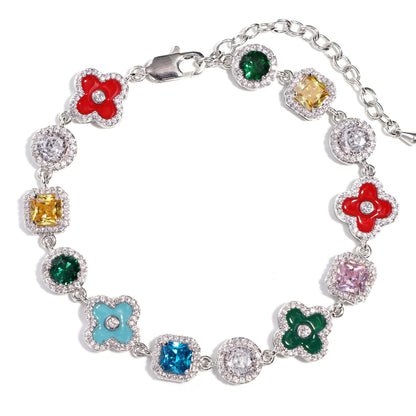 Mosaic Garden Gemstone Bracelet