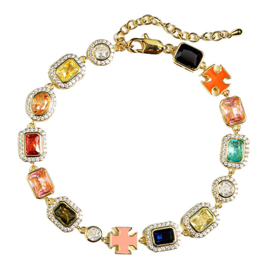 Solstice Gemstone Anklet