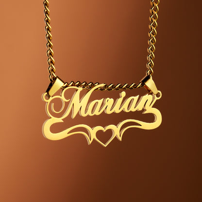 Personalized Elegant Name Pendant Necklace