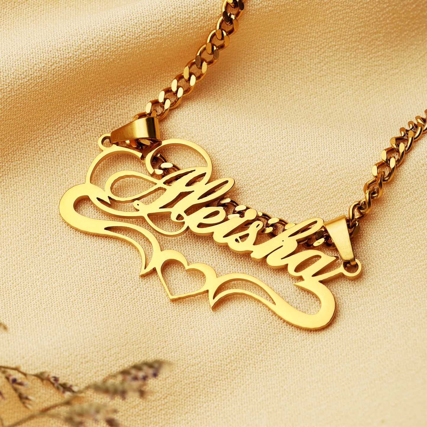 Personalized Elegant Name Pendant Necklace