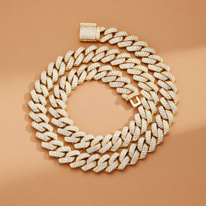 12MM Prong Cuban Link Chain