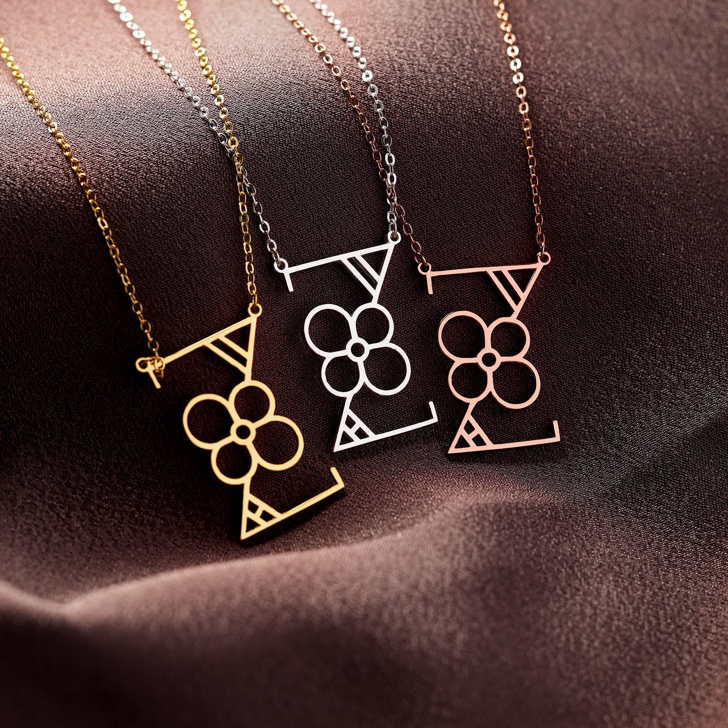 Unique Personalized Name Design Necklace