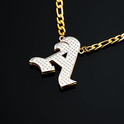 Personalized Diamond Initial Pendant Necklace