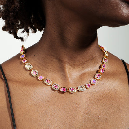 Amour Pink Solstice Gemstone Bracelet