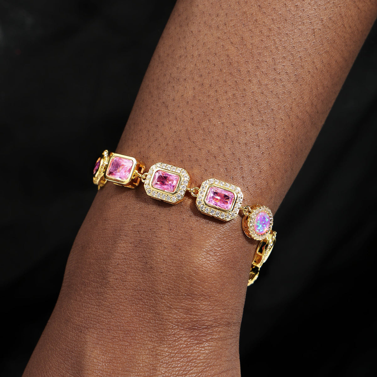 Amour Pink Solstice Gemstone Bracelet