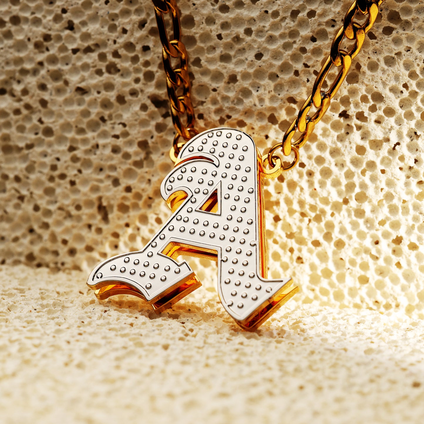 Personalized Diamond Initial Pendant Necklace