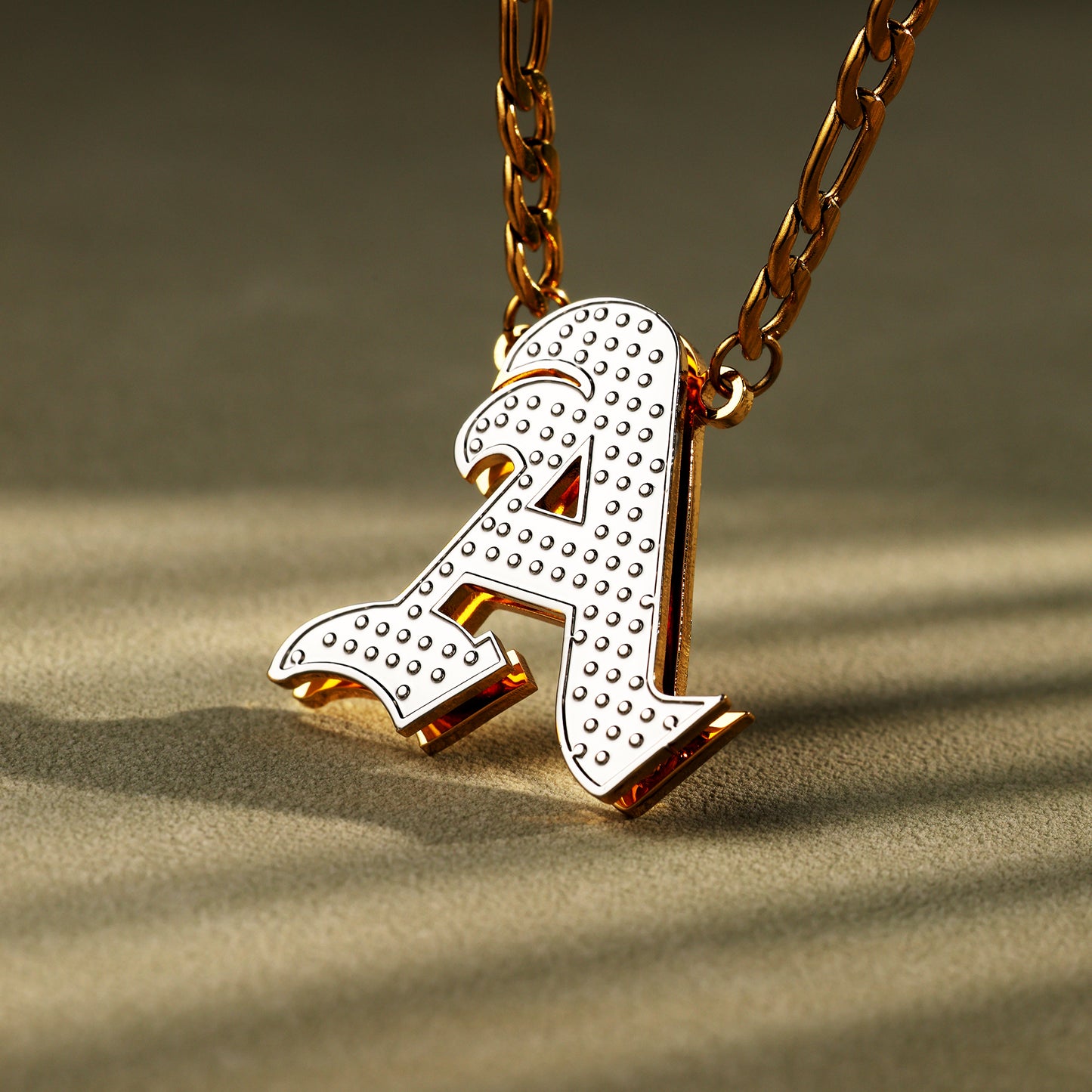 Personalized Diamond Initial Pendant Necklace