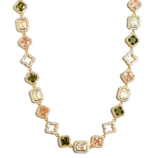 Fresh Harmony Gemstone Necklace