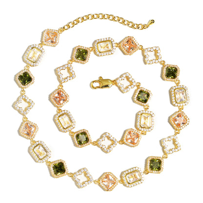 Fresh Harmony Gemstone Necklace