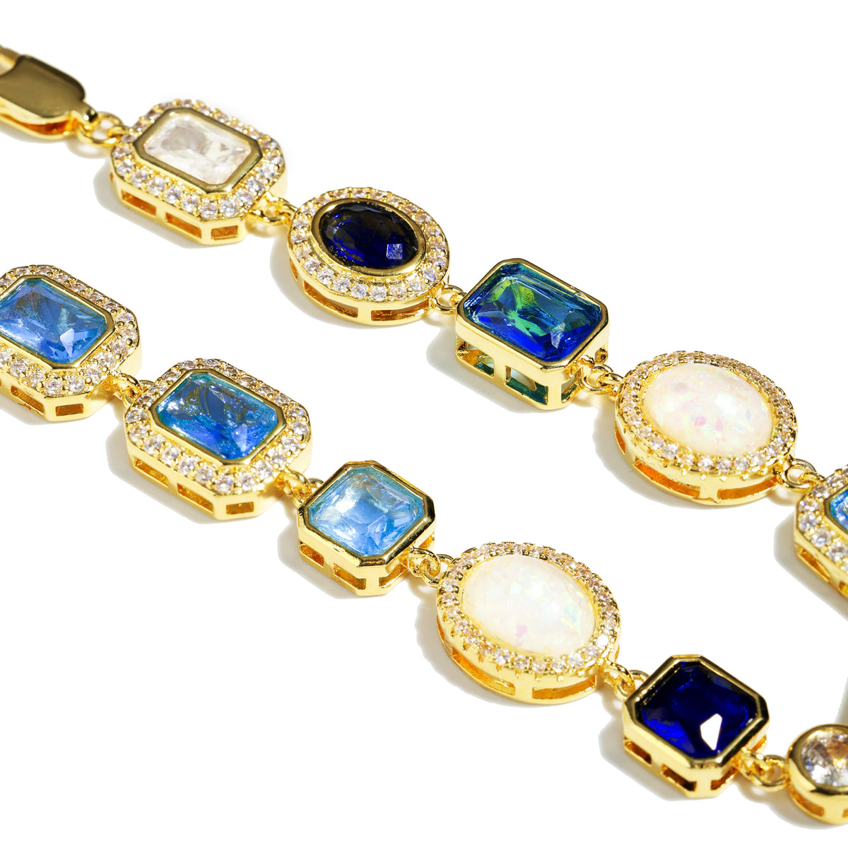 Blue Gemstone Solstice Anklet