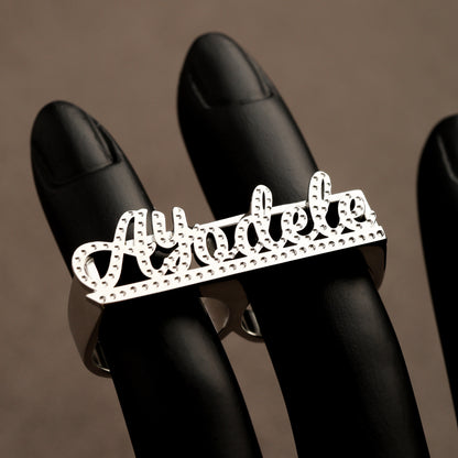 Two Finger Name Ring