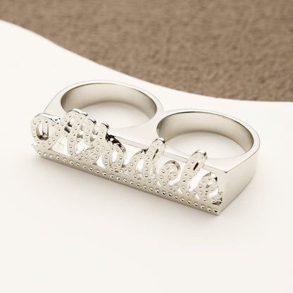 Two Finger Name Ring