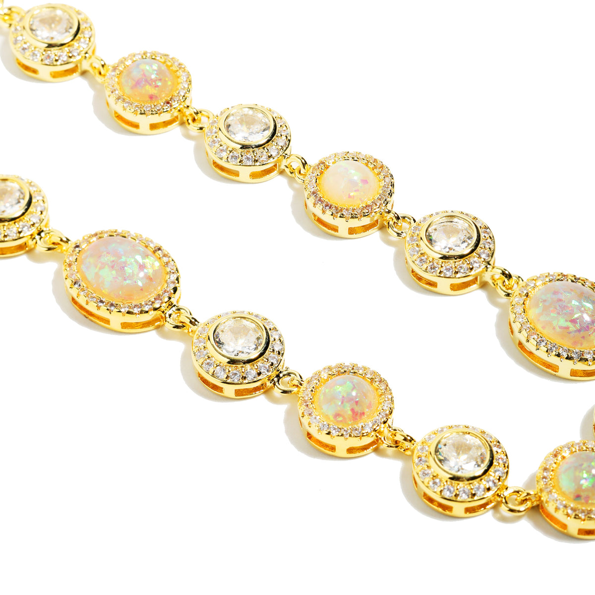 Aurora Whisper Gemstone Necklace