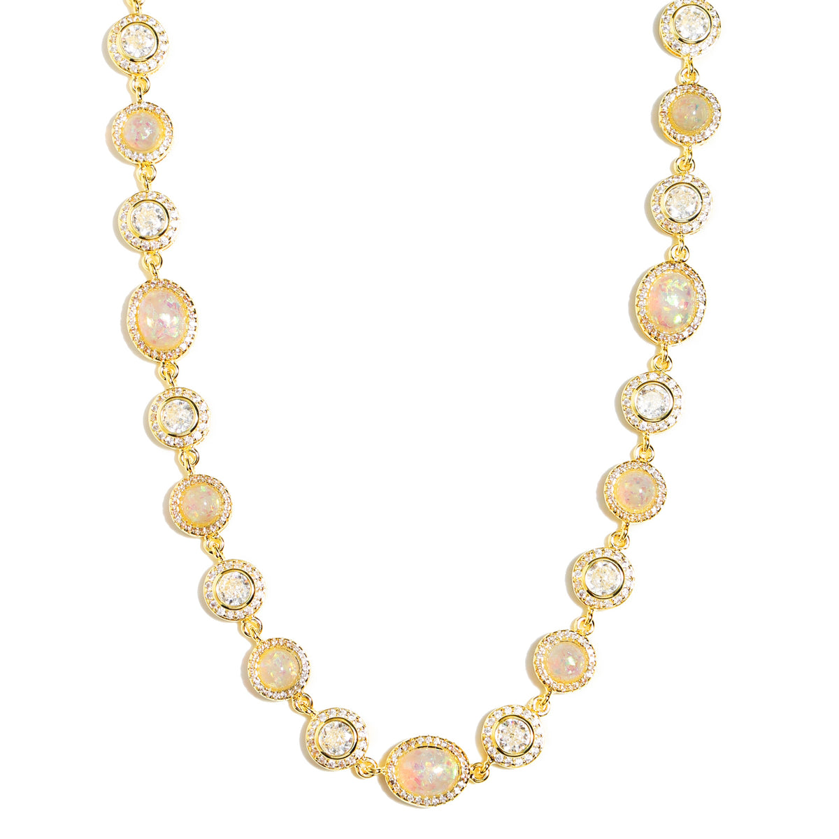 Aurora Whisper Gemstone Necklace