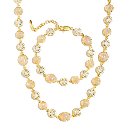 Aurora Whisper Gemstone Bracelet