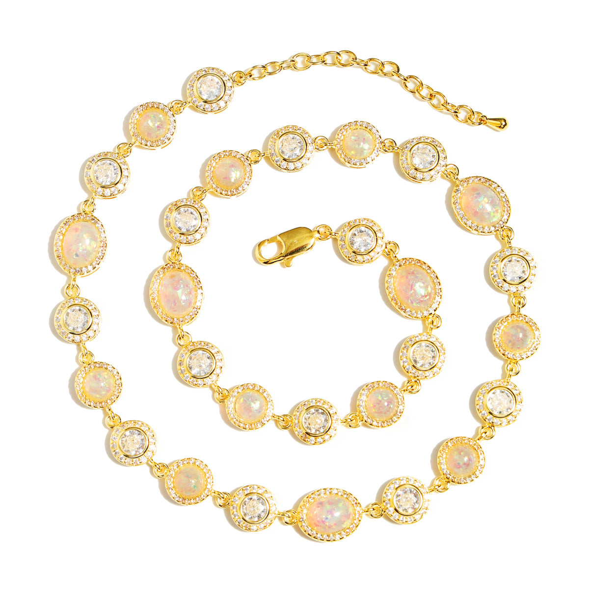 Aurora Whisper Gemstone Necklace
