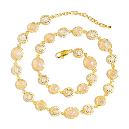 Aurora Whisper Gemstone Bracelet