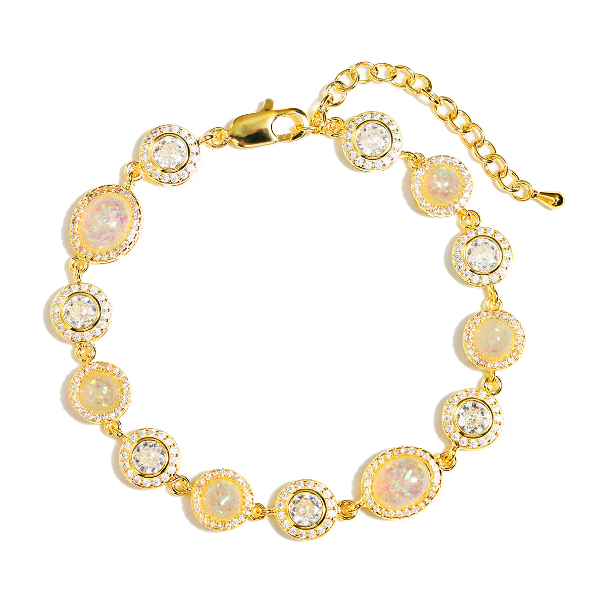 Aurora Whisper Gemstone Bracelet