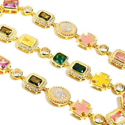 Celestial Sonata Gemstone Necklace