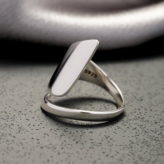 S925 Half Encircled Ring