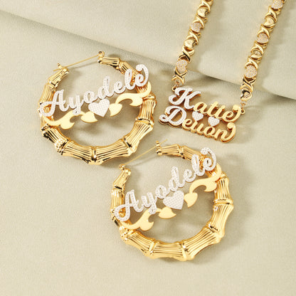 Elegant and Alluring Gold Earring and Necklace Set