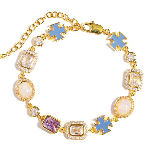 Lavender Luxe Purple Sapphire Gemstone Bracelet