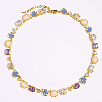 Lavender Luxe Purple Sapphire Gemstone Necklace Set