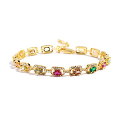 Prism Square-Cut Tourmaline Gemstone Set