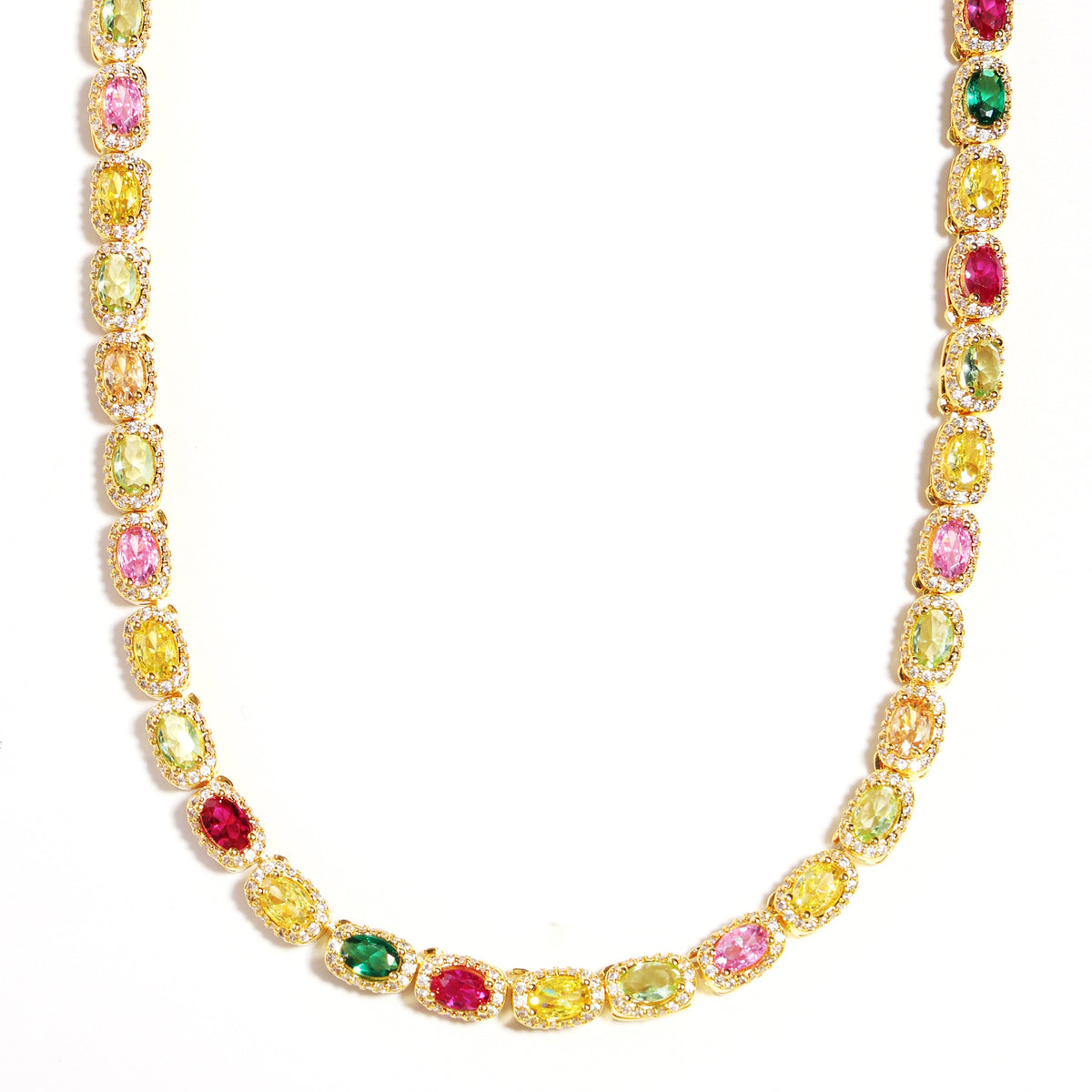 Victorian Oval-Cut Tourmaline Gemstone Set
