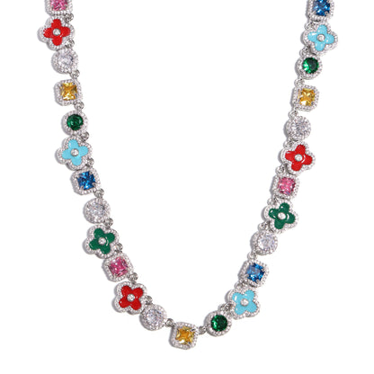 Mosaic Garden Gemstone Bracelet