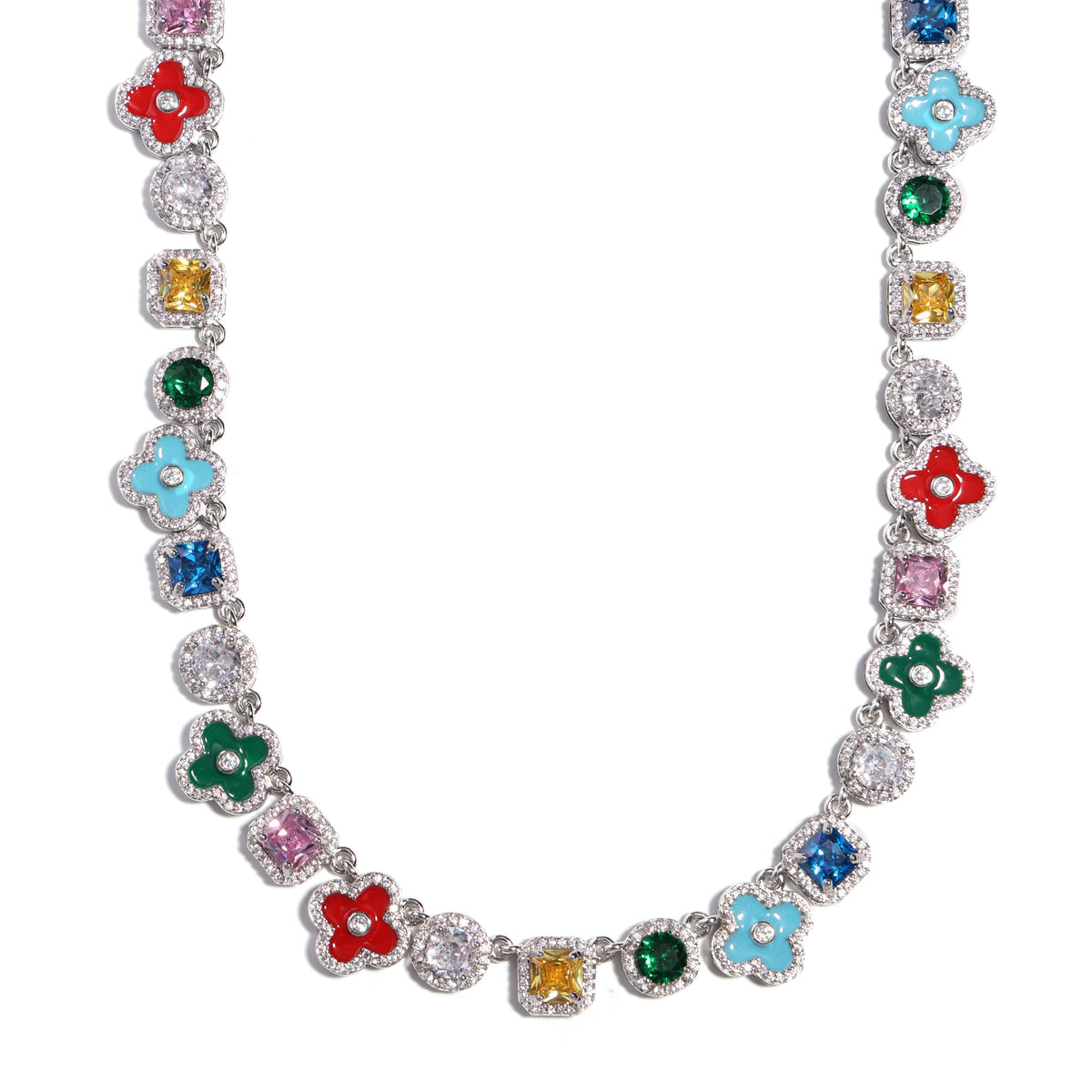 Mosaic Garden Gemstone Bracelet