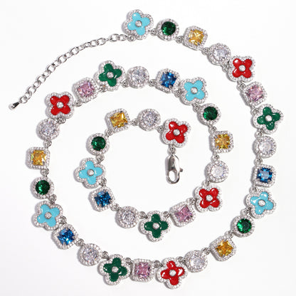 Mosaic Garden Gemstone Bracelet