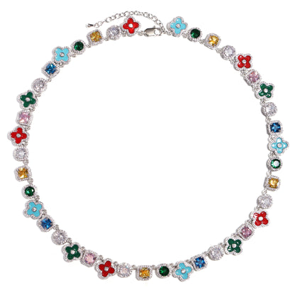 Mosaic Garden Gemstone Bracelet