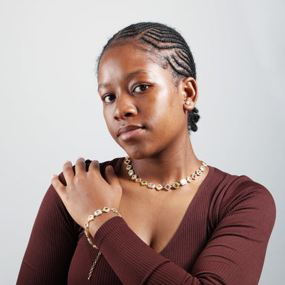 Fresh Harmony Gemstone Necklace