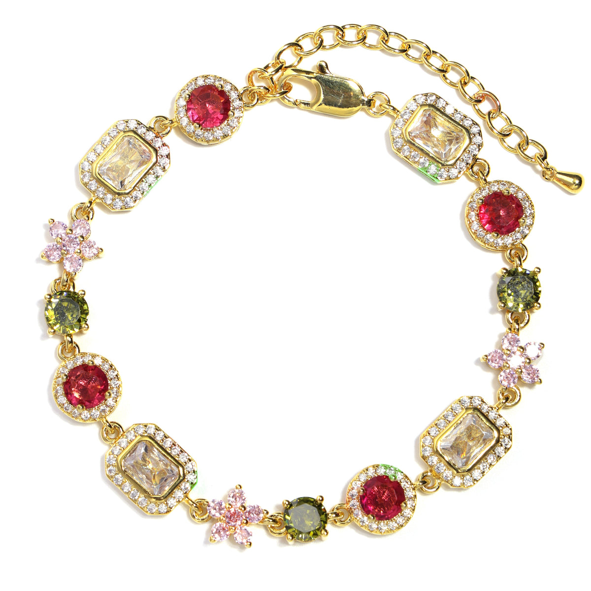 Sweet Blossom Gemstone Necklace