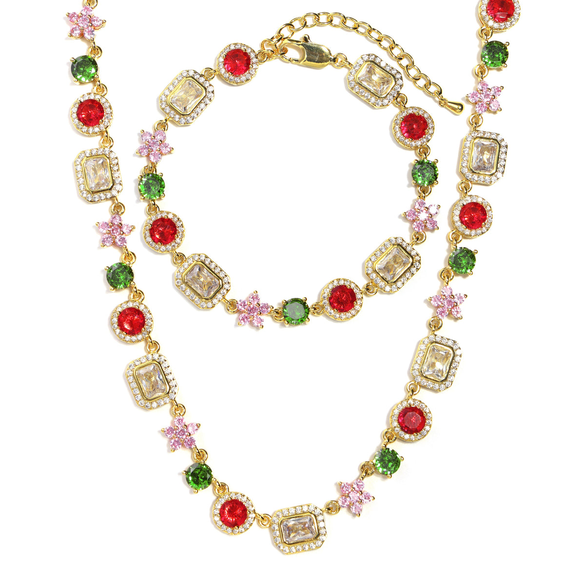 Sweet Blossom Gemstone Necklace