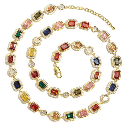 Gold Solstice Purely Gemstone Necklace