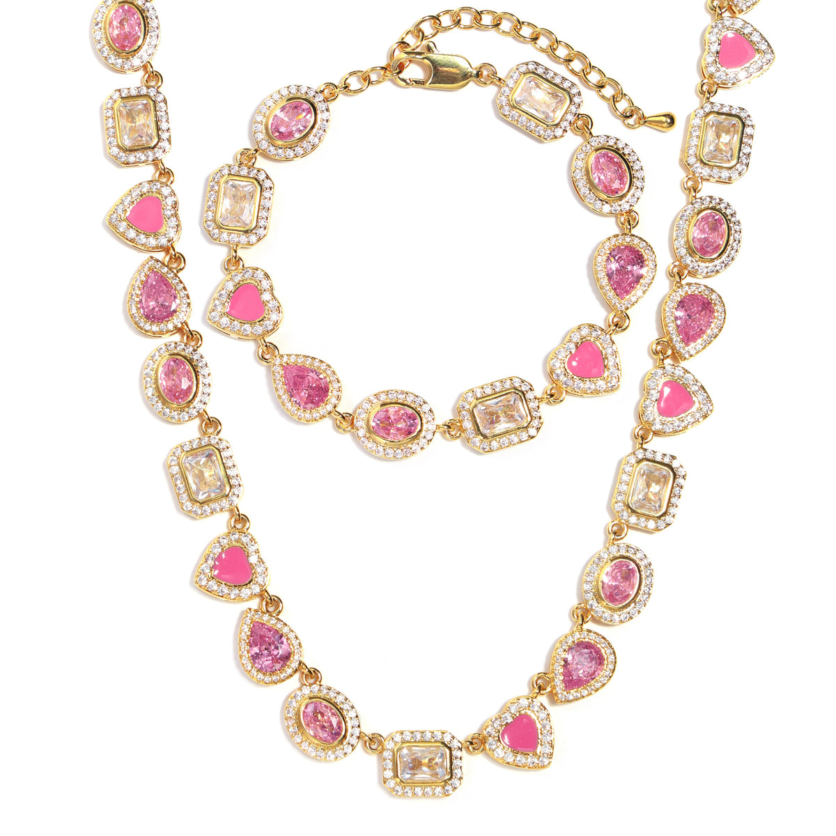 Sakura Dream Pink Gemstone Bracelet