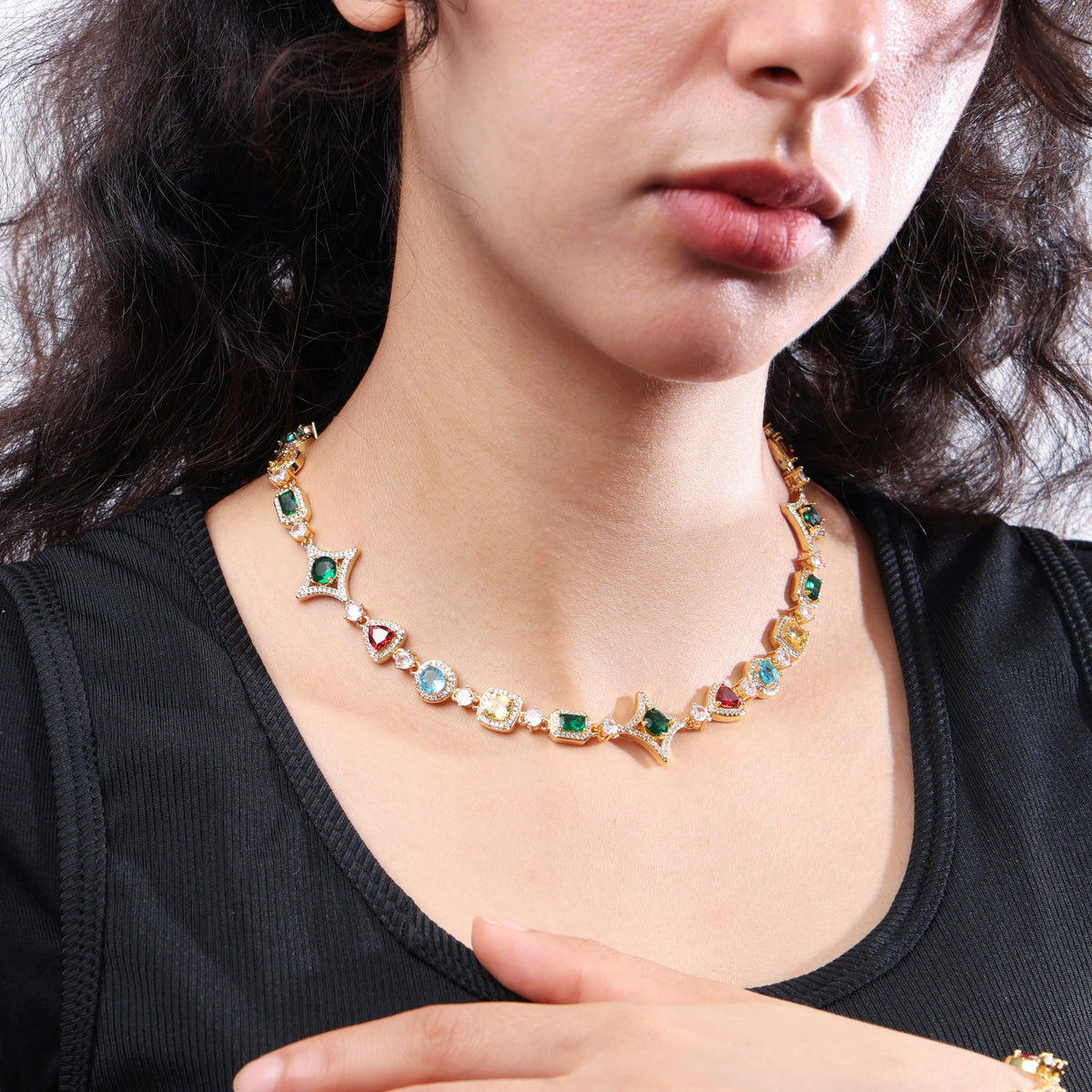Ice Out Multi-color Diamonds Chain