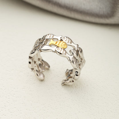 S925 Fish Ring