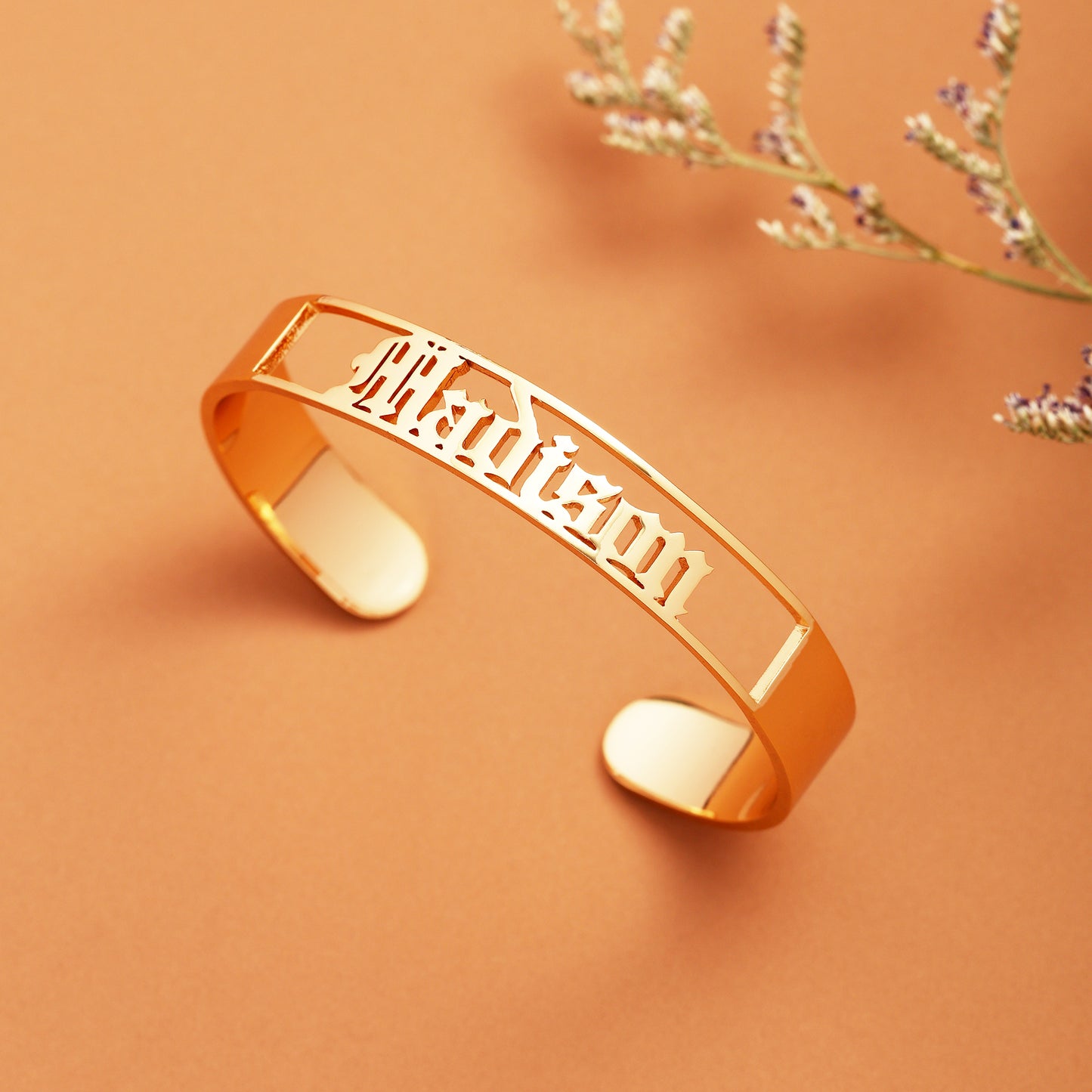 Hollow Name Bracelet