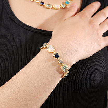 Blue Gemstone Solstice Anklet