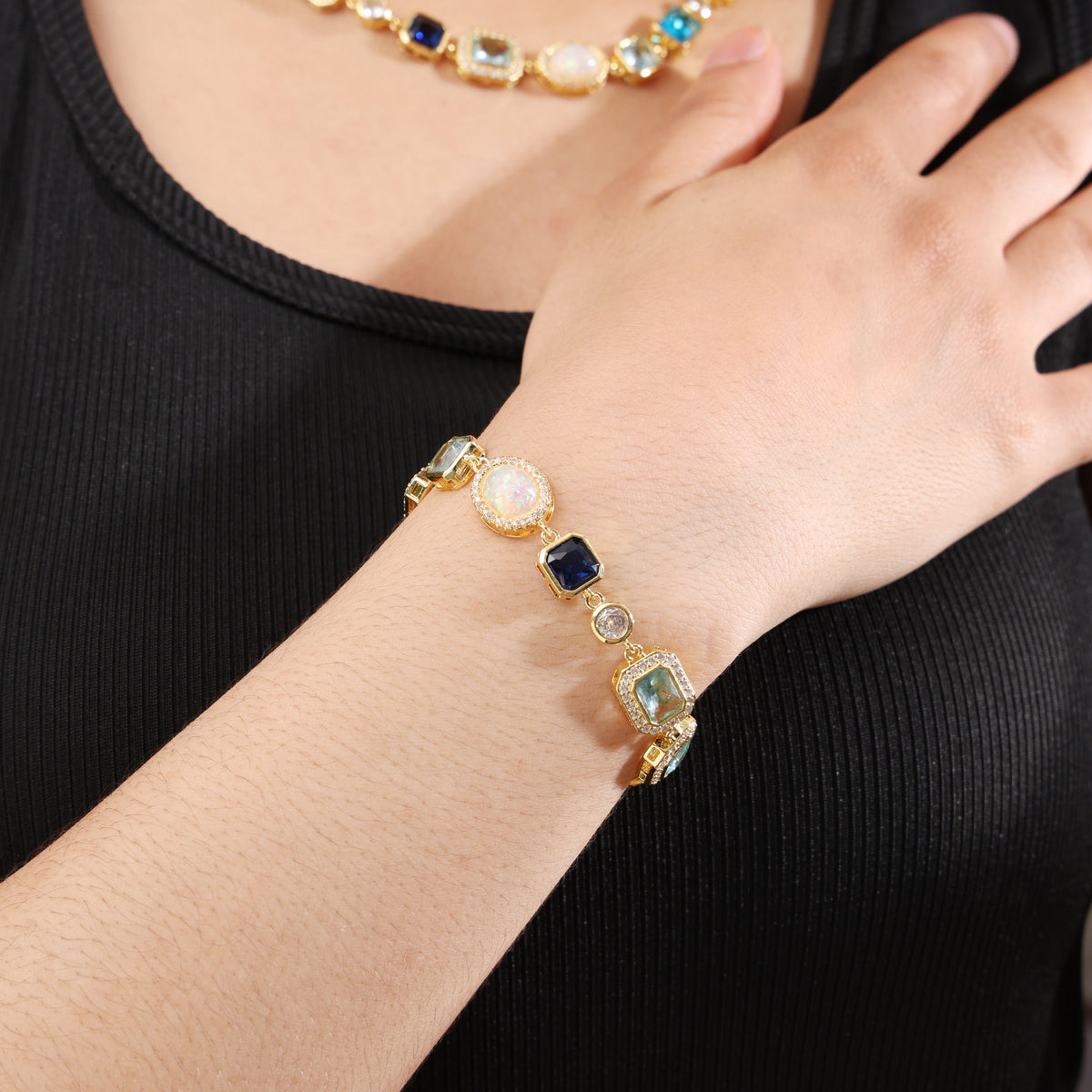 Blue Gemstone Solstice Bracelet