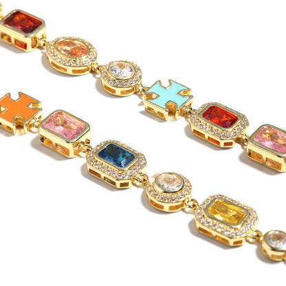 Solstice Gemstone Anklet